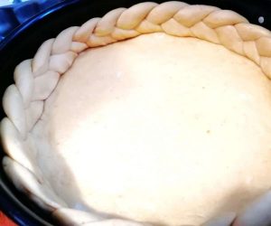 dough in tray
