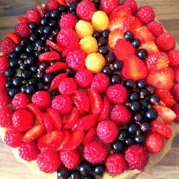 summer berry tart