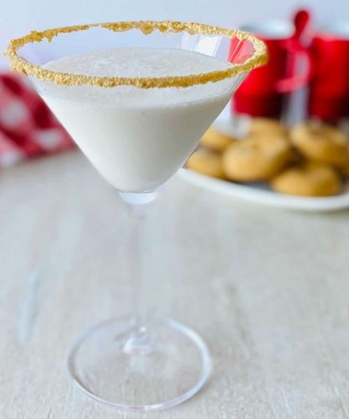 gingerbread martini Christmas cocktail