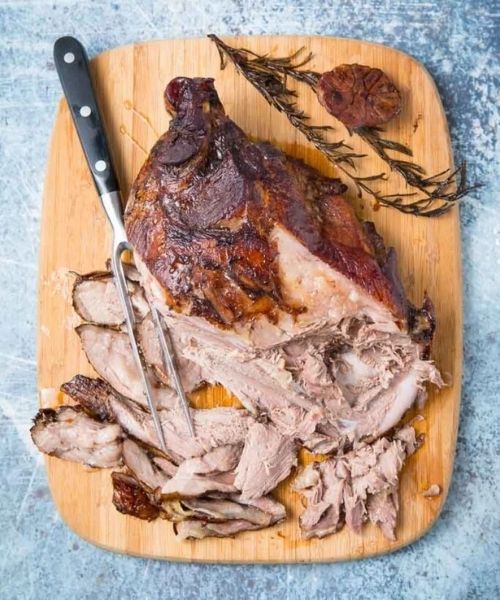 slow-cooked shoulder of lamb